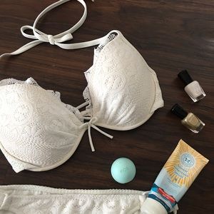 32DD Lace VS Bikini Push-Up Top